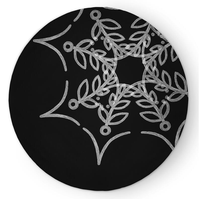 Web Art Halloween Design Chenille Area Rug