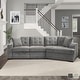 preview thumbnail 1 of 14, Arnau 2-piece Space-saving Sectional Sofa with Pull-out Ottoman