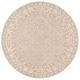 preview thumbnail 147 of 158, SAFAVIEH Handmade Dip Dye Karyn Wool Rug 7' Round - Beige/Ivory