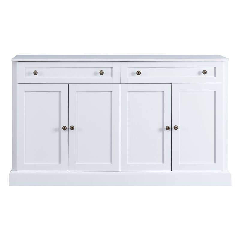 Kitchen Sideboard Storage Buffet Cabinet with 2 Drawers and 4 Doors