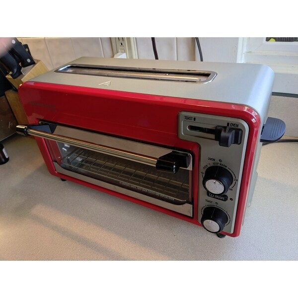 hamilton beach toastation 2 slice toaster and countertop toaster oven