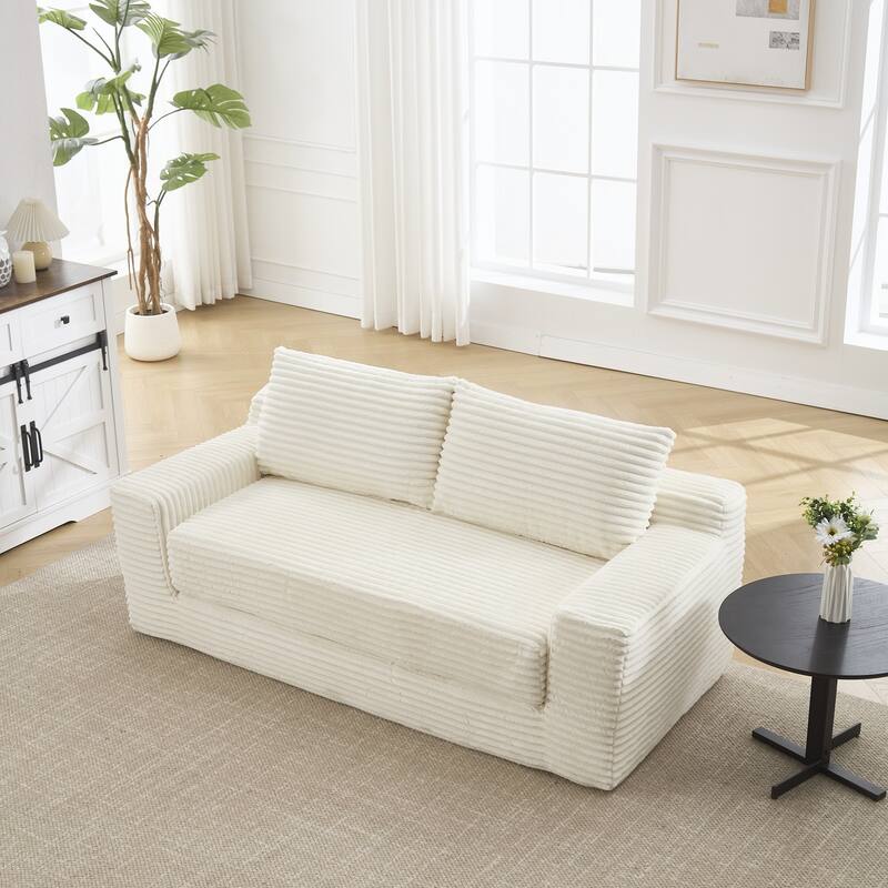 Sofa 70-in Casual Beige 2 -seater Loveseat - 8' x 10'