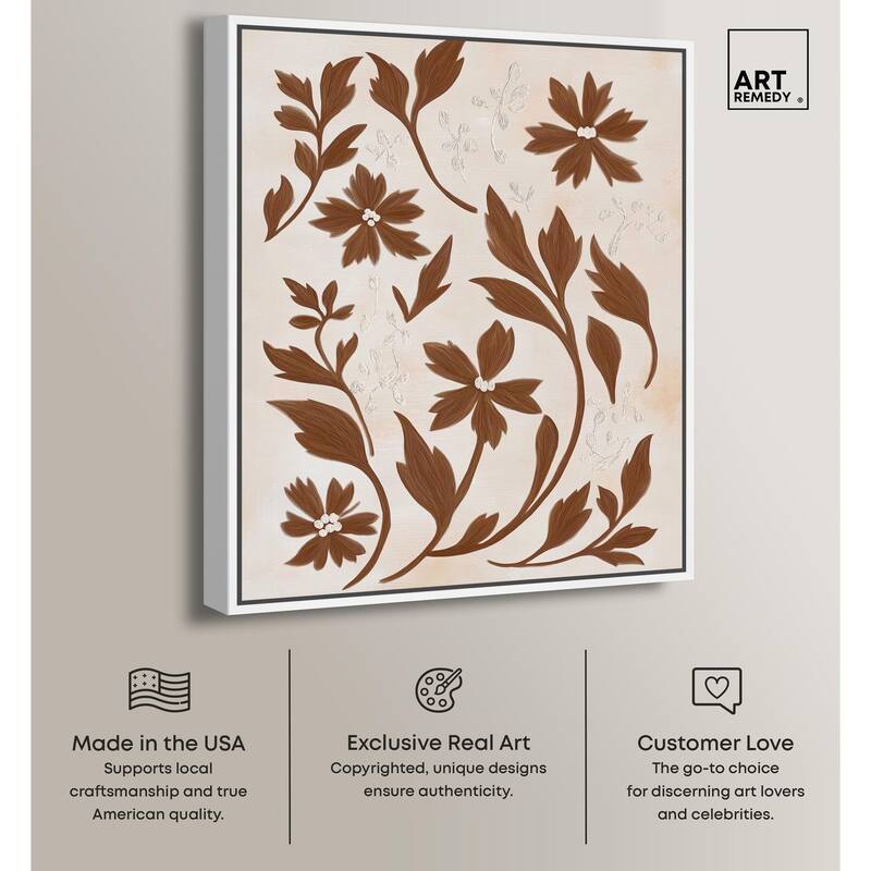 Sepia Sepal II Canvas by Art Remedy