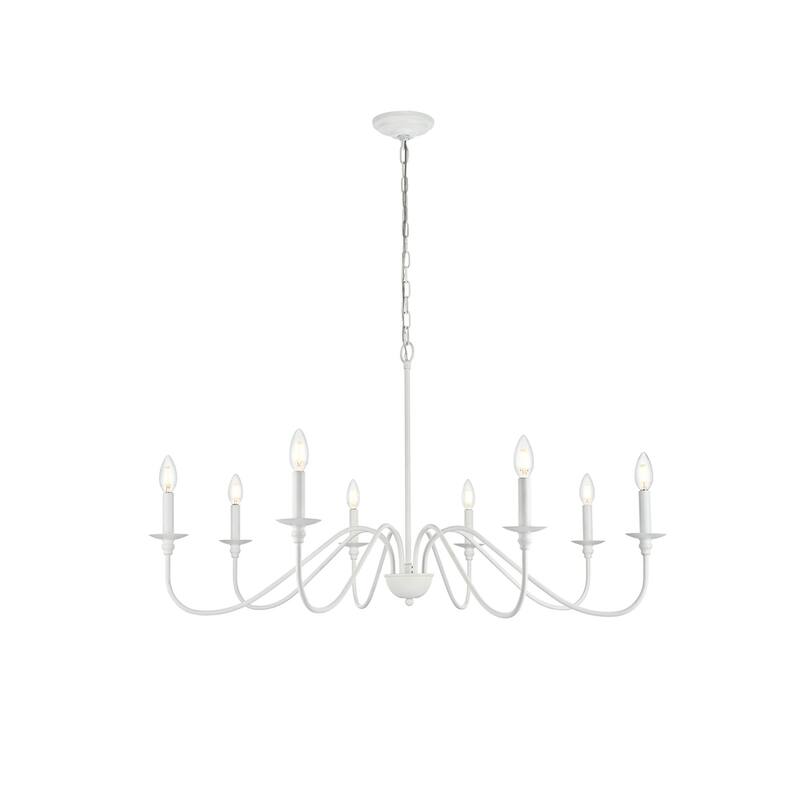 Indigo Home 42 inch chandelier - White