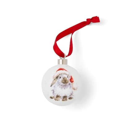 Royal Worcester Wrendale Designs Christmas Bauble