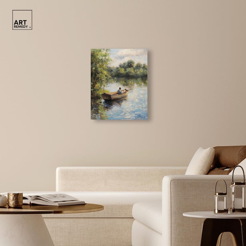 Lost in Thought Canvas by Art Remedy, Gallery Wrapped