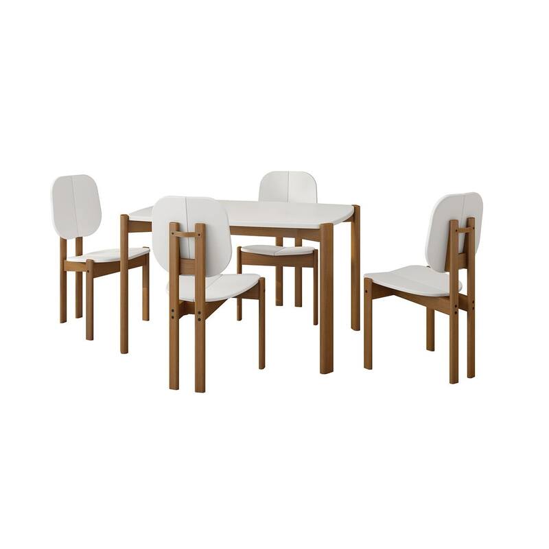 Manhattan Comfort Mid-Century Gales 47.24 Dining Table Set