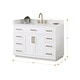 preview thumbnail 186 of 194, Altair Gavino Bath Vanity with Grain White Composite Stone Top, no Mirror
