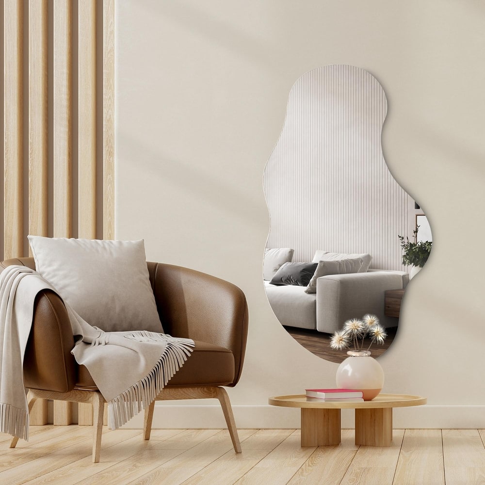 Asymmetrical Mirror, Decorative Frameless Irregular Mirror