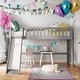 preview thumbnail 2 of 24, Modern Twin Size Low Loft Bed With Ladder And Smooth Slide,A Better Sleeping Environment for Bedroom
