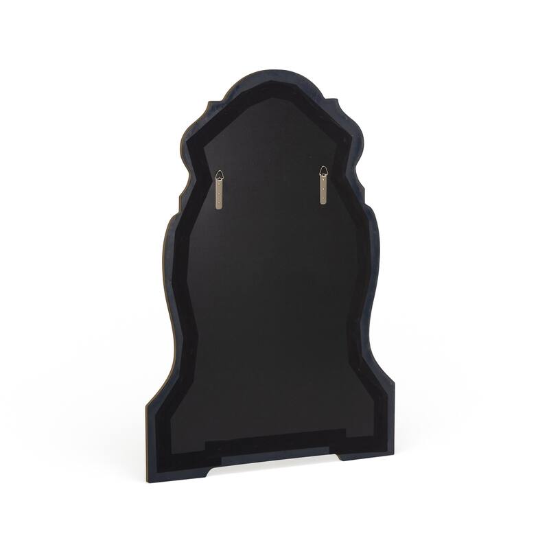 Allan Andrews Cleopatra White Resin Keyhole Wall Mirror - A/N