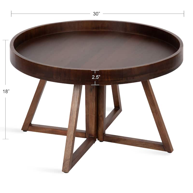 Kate and Laurel Avery 30-inch Round Coffee Table - 30" Diameter