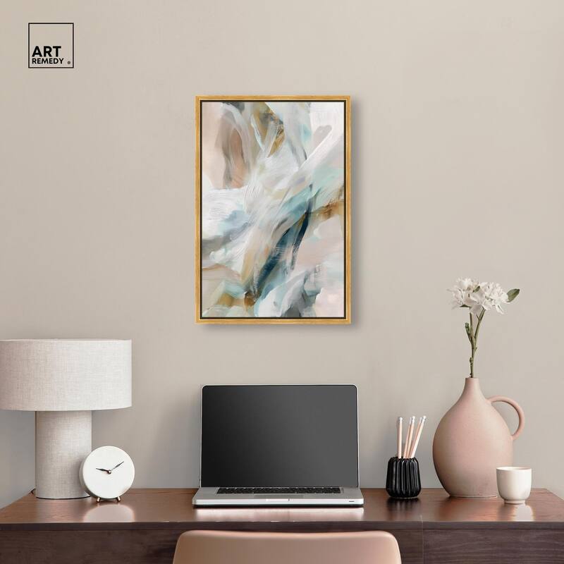 Whispering Colors I Canvas by Art Remedy