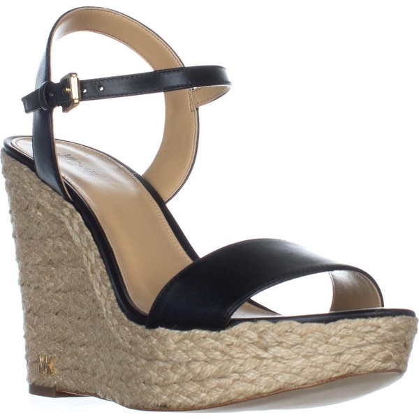 michael kors jill wedge black