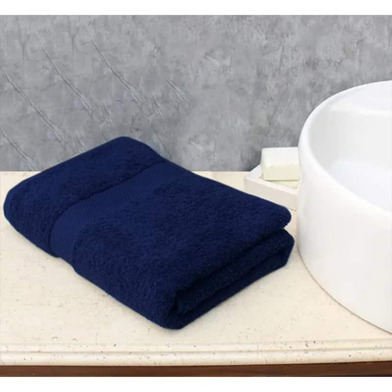 Delara Organic Cotton Feather Touch Hand Towel, Quick Dry, 650 GSM , Pack of 4, 20"X30"