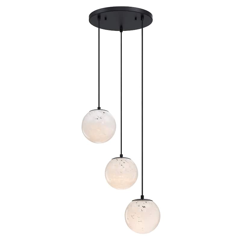 Designers Fountain D282M-3CHA Circo 3 Light 18" Wide Chandelier