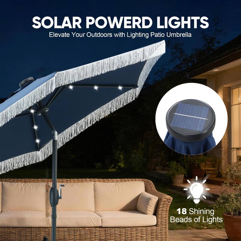 abba patio outdoor patio umbrella 9 feet Amazon.com: Abba Patio 9FT Lyon Outdoor Patio Umbrella Outdoor Table  Umbrella with Push Button Tilt and Crank Market Umbrella 8 Sturdy Ribs UV  Protection Waterproof for Garden Deck Backyard Pool, Black &