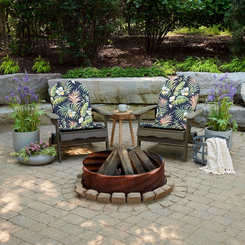 ARDEN Outdoor Foam Adirondack Cushion, Set of 2