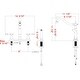 preview thumbnail 10 of 9, Design House Double Handle Kitchen Faucet With Escutcheon Plate and