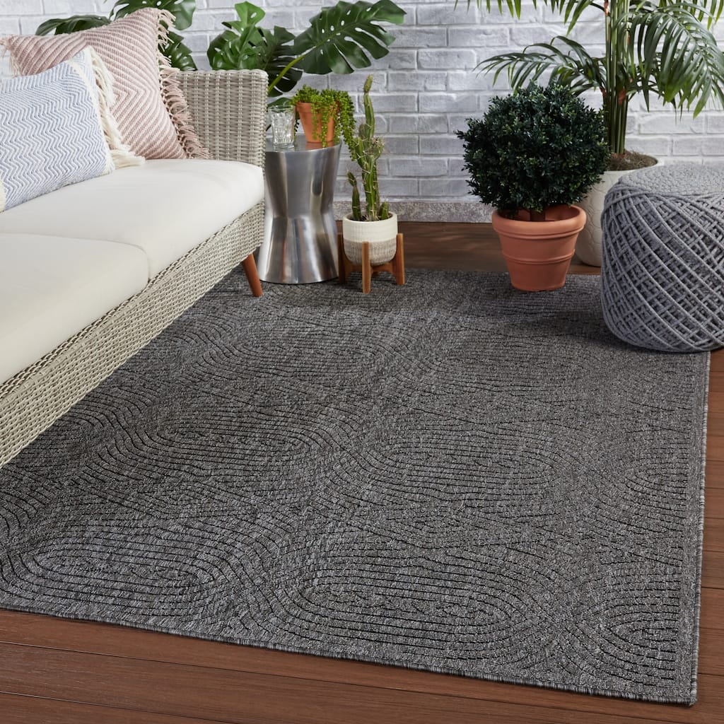 Nikki Chu Ekon Indoor/ Outdoor Trellis Area Rug