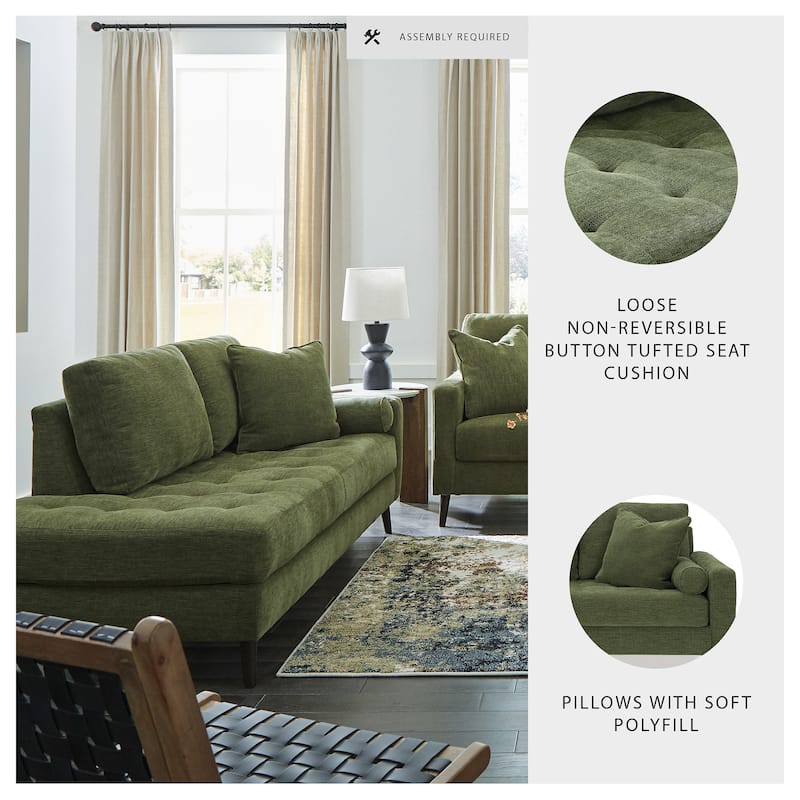 Signature Design by Ashley Bixler Olive Right-Arm Facing Corner Chaise - 37" W x 75" D x 37" H