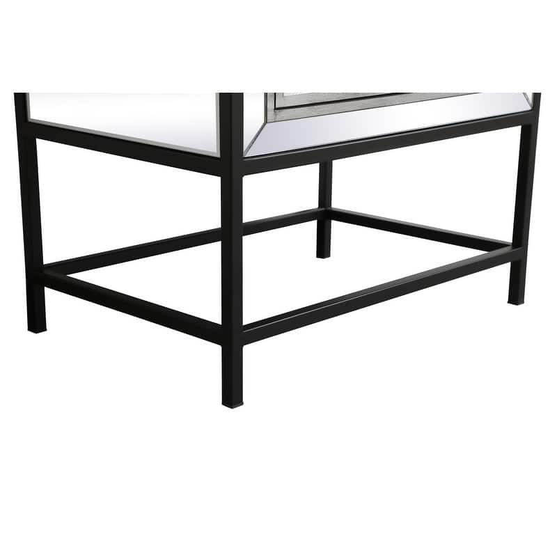 Modern Mirrored End Table