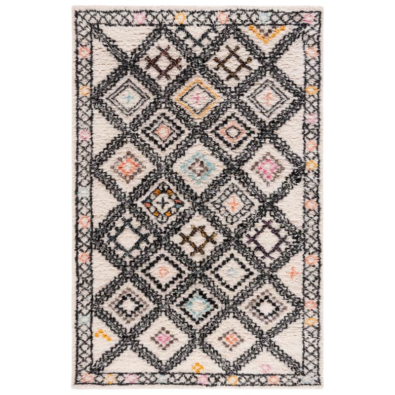 SAFAVIEH Hand-knotted Kenya Farnaz Southwestern Tribal Wool Rug - 5' x 8' - Natural/Multi