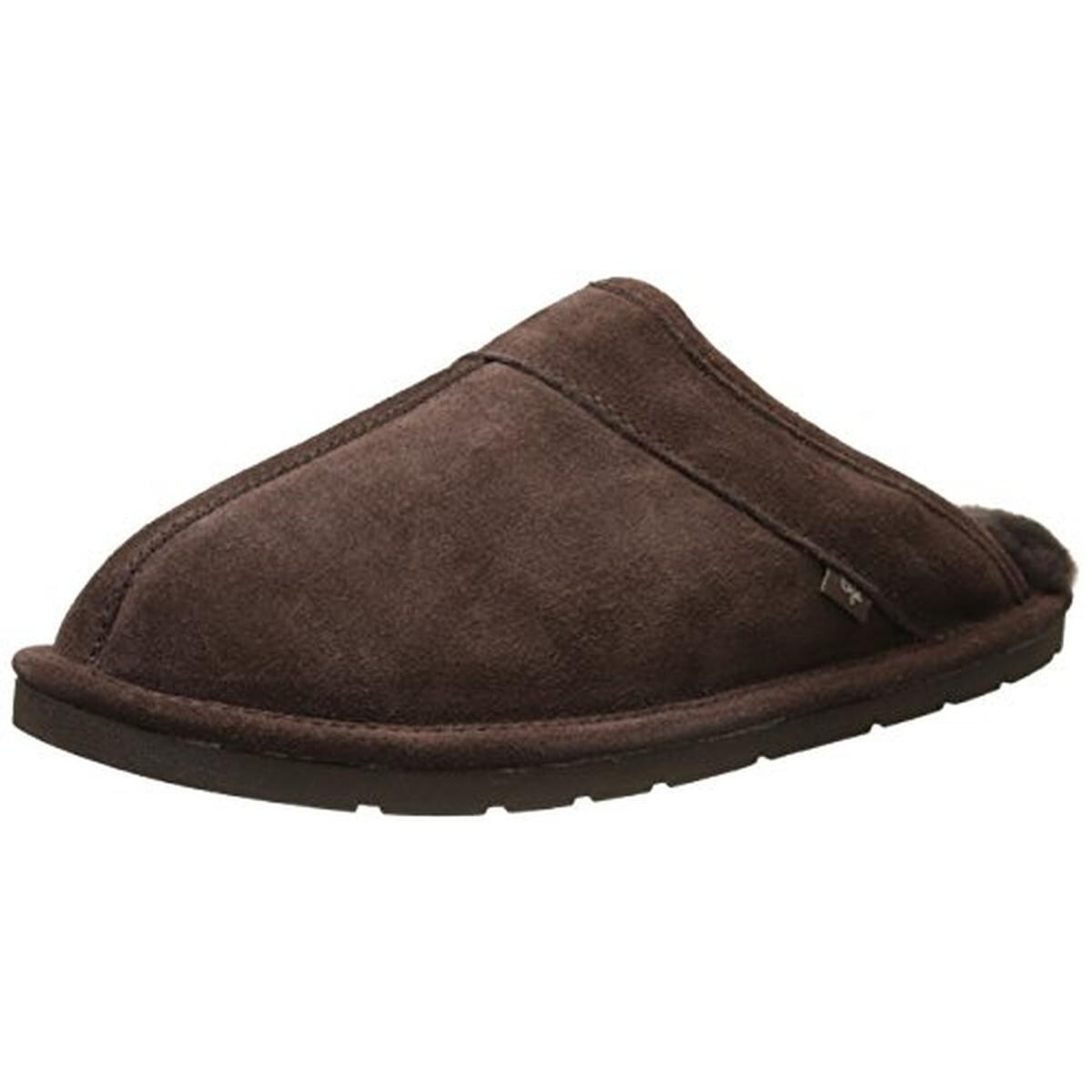 suede mule slippers mens