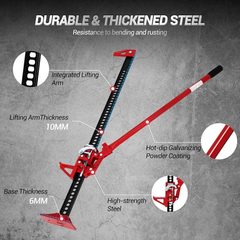 Utility Heavy-Duty Lift Farm Jack for Tractor Truck SUV Bumper Lift