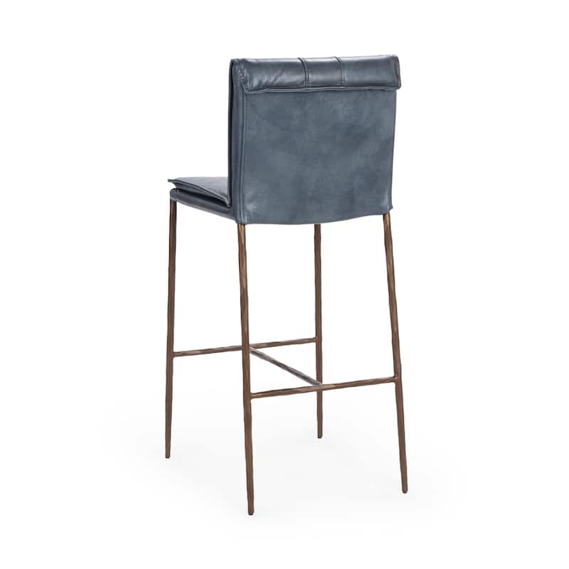 Classic Home Tuscan Leather Bar and Counter Stool