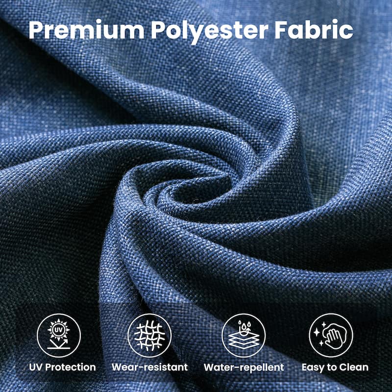 XIZZI 8-piece Outdoor Grey Wicker Furniture Conversation Set