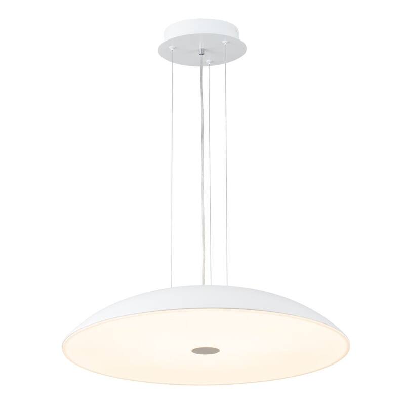 Contemporary Dimmable LED 23.6in Saucer Dome Pendant Light