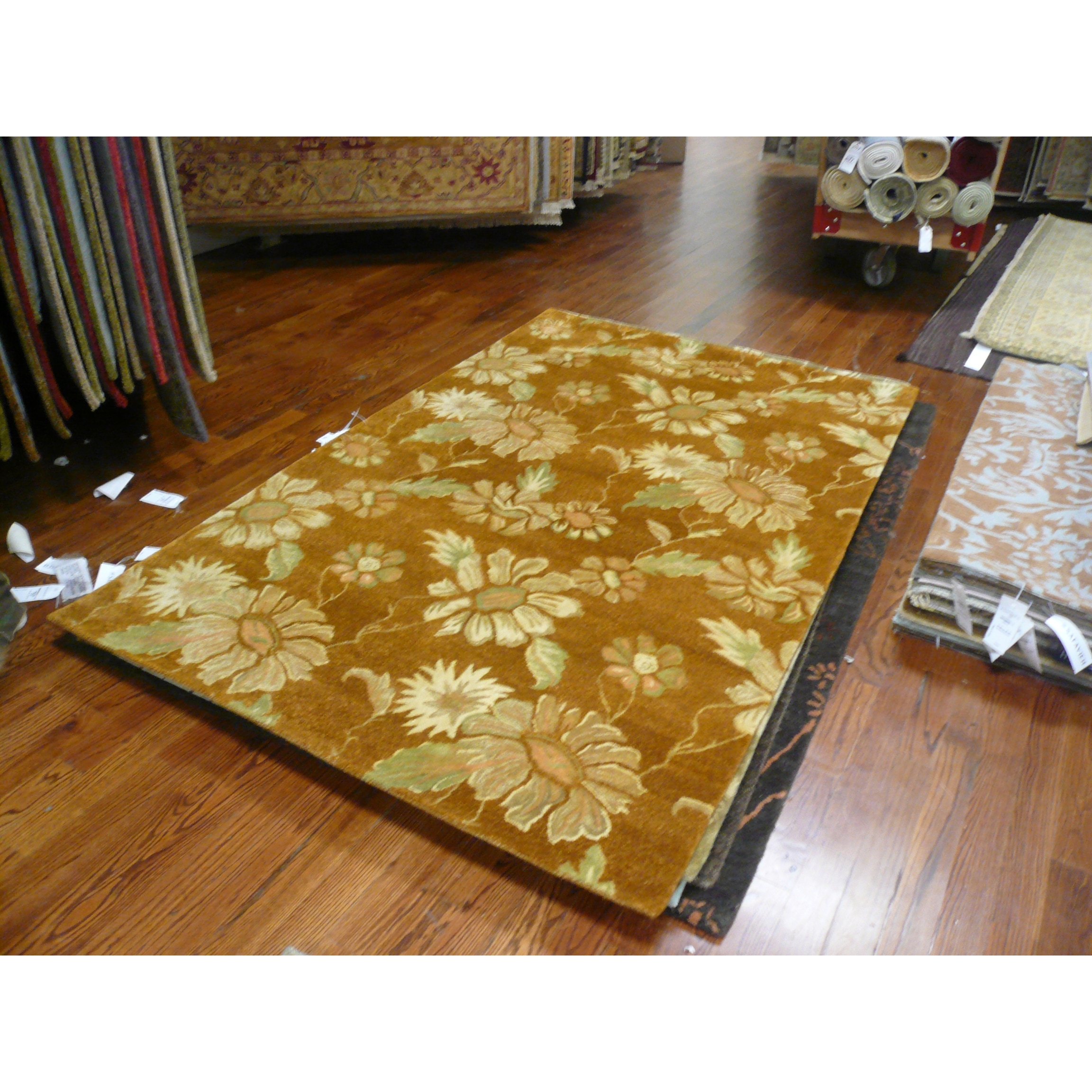 SAFAVIEH Handmade Metro Modern & Contemporary Blue Wool Rug - 5' x 8'