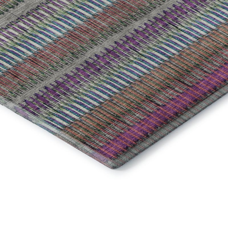 Premium Washable Super Soft Modern Stripe Mayfield Rug