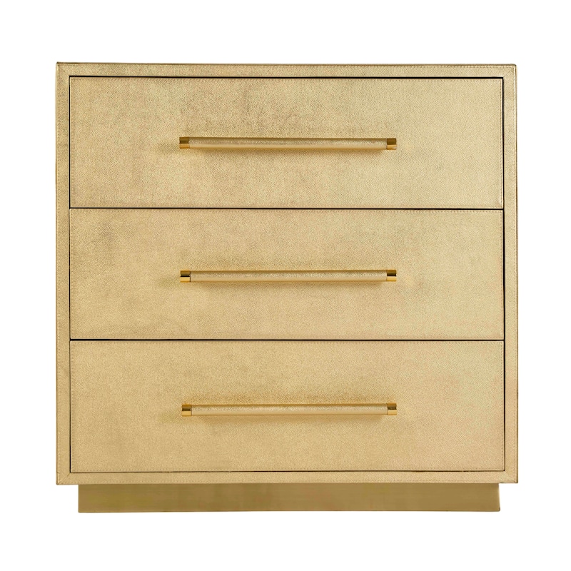 Medera 28 in. W Rectangular 3 Drawer Accent Chest