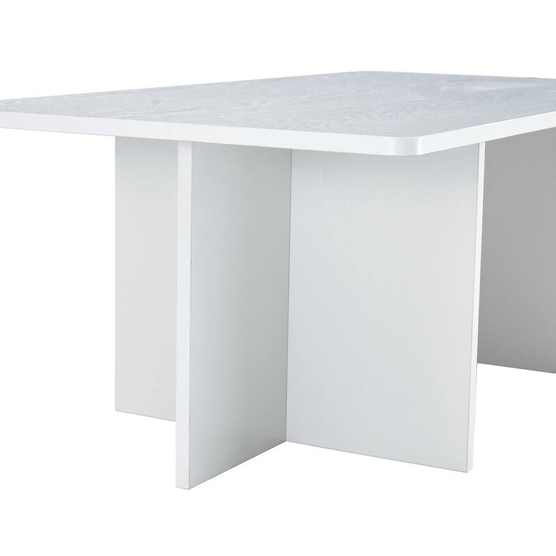 Mdf Coffee Table - Modern Luxury,Stable Triangular Support.The Coffee Table Is Made Of Medium Density Fiberboard Material