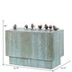 preview thumbnail 9 of 8, Patina Resin Bubbler Outdoor Fountain with LED Lights and Birds