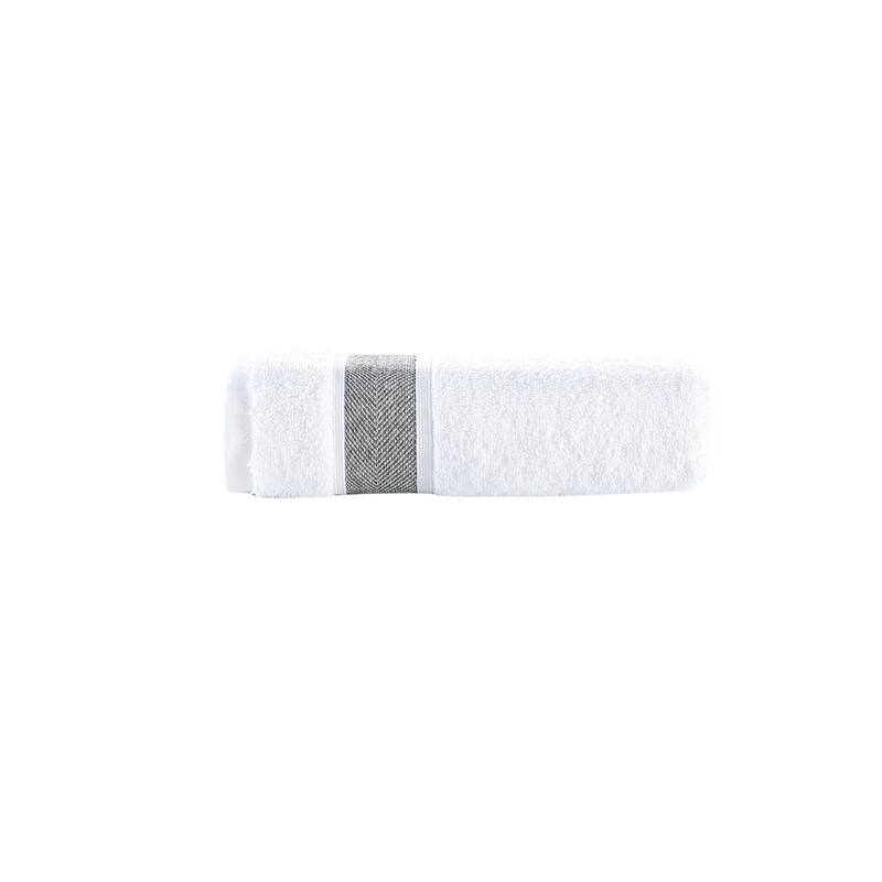 Brooks Brothers Ottoman Rolls Hand Towel - Anthracite