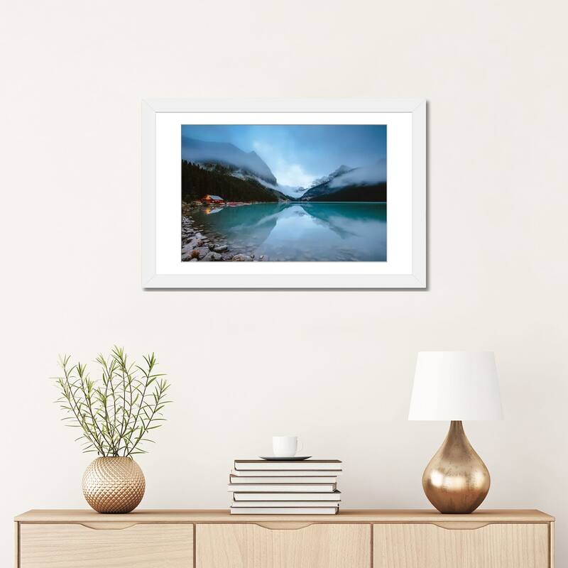 iCanvas "Dawn At Lake Louise" by Matteo Colombo PFA