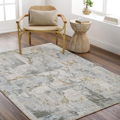 Livabliss Mid-Century Modern Dresden Abstract Area Rug