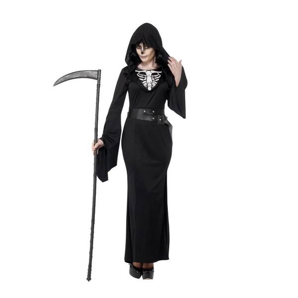 Shop 49 Black And White Lady Reaper Women Adult Halloween Costume