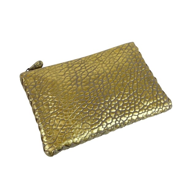 gold pouch clutch
