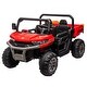 preview thumbnail 3 of 98, 24V Kids Ride-On Dump Truck, Remote Control, Realistic Dump Bed, Two-Seater, Ages 3-8