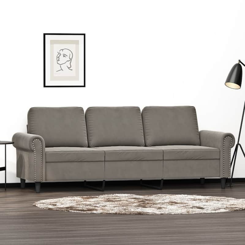 vidaXL Sofa Chair Living Room Accent Upholstered Chair with Armrest Velvet