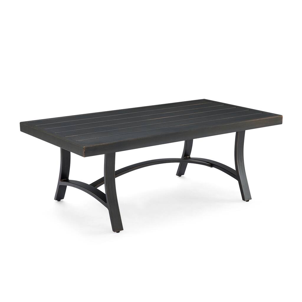 Coffee Table Rectangle Outdoor Coffee Table 26-in W x 48-in L - Big