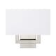 preview thumbnail 7 of 61, Wall Sconce Light With White Fabric Shade