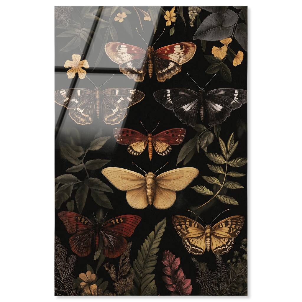 Winged Visitors III Acrylic by Art Remedy, Ready to Hang