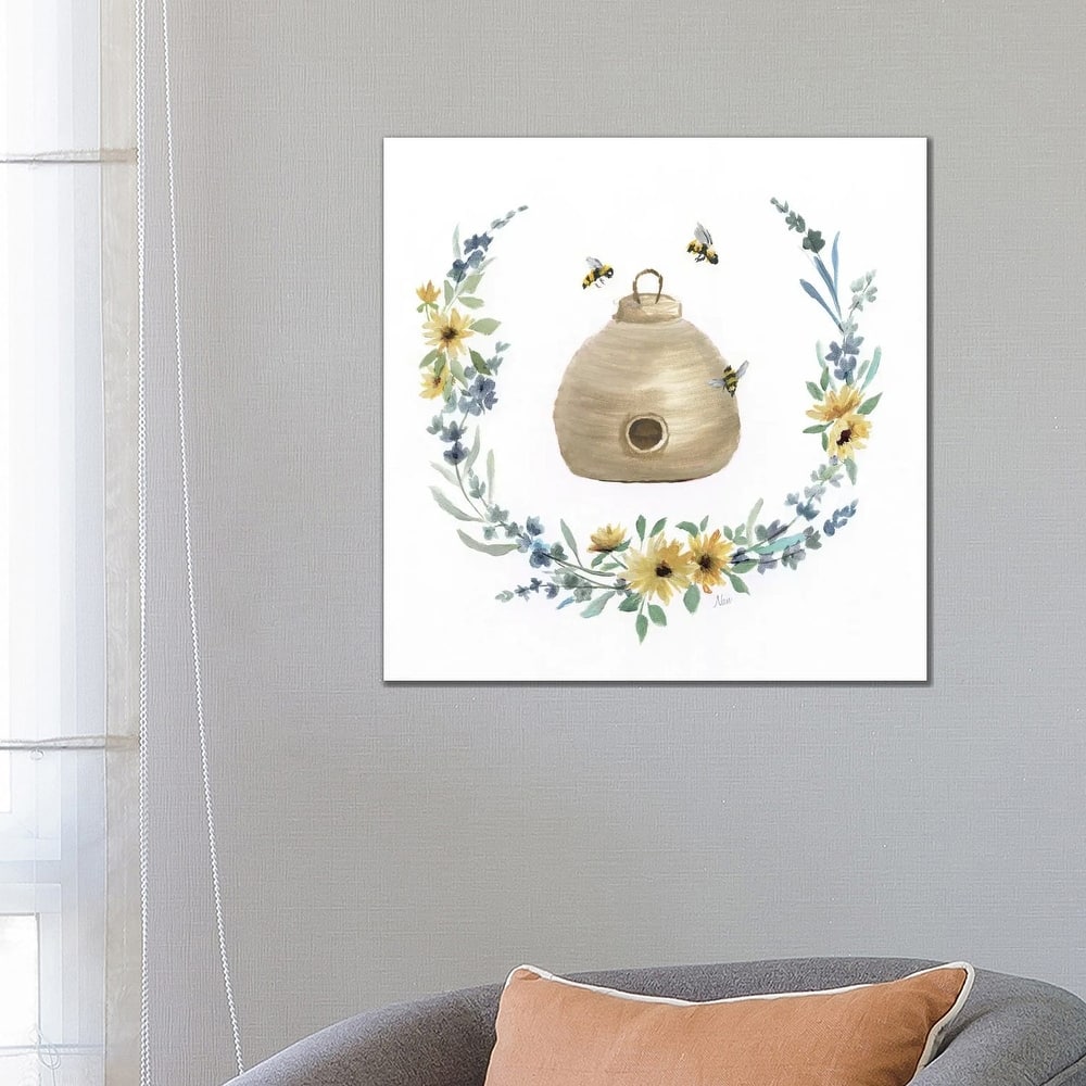 iCanvas "Bumble Bee Hive" by Nan Canvas Print