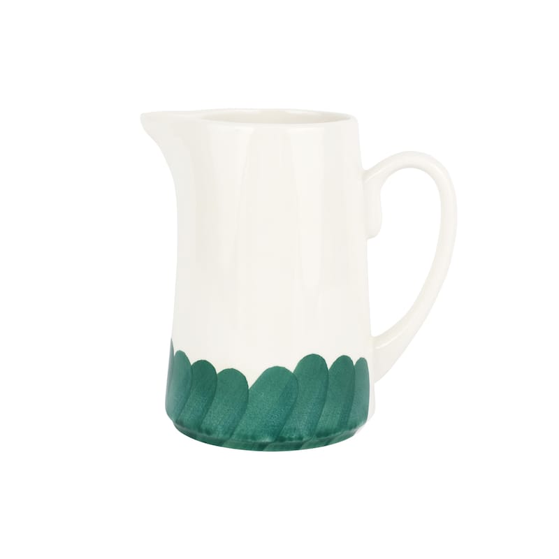 viva by VIETRI Lisbon Green Brushstroke Pitcher
