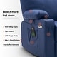 preview thumbnail 34 of 51, MCombo Large Power Lift Recliner Leather Chair with Massage, Heat, Cup Holders,Extended Footrest, Leather 7516